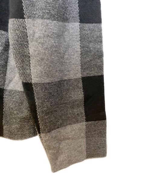 LOUIS VUITTON（ルイ ヴィトン）LOUIS VUITTON (ルイ ヴィトン) ダミエチェックニット グレー サイズ:Mの古着・服飾アイテム