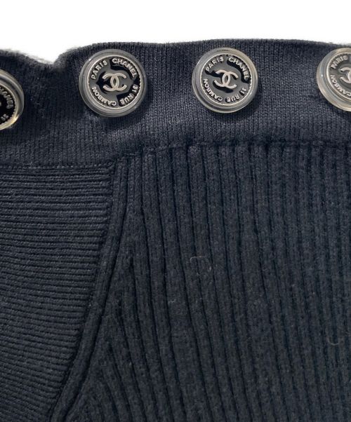 CHANEL（シャネル）CHANEL (シャネル) Sleeveless Knit Dress ブラック サイズ:34の古着・服飾アイテム
