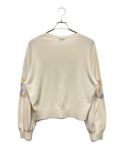 CHANEL（シャネル）CHANEL (シャネル) カシミアニットセーター アイボリー サイズ:44の古着・服飾アイテム