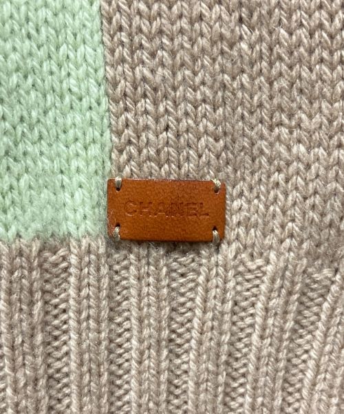 CHANEL（シャネル）CHANEL (シャネル) タートルネックニット ベージュ サイズ:38の古着・服飾アイテム