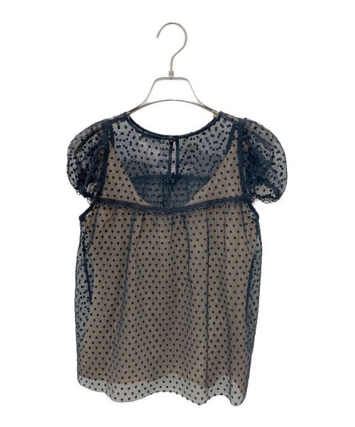 CHANEL（シャネル）CHANEL (シャネル) Dot blouse ブラック サイズ:34の古着・服飾アイテム