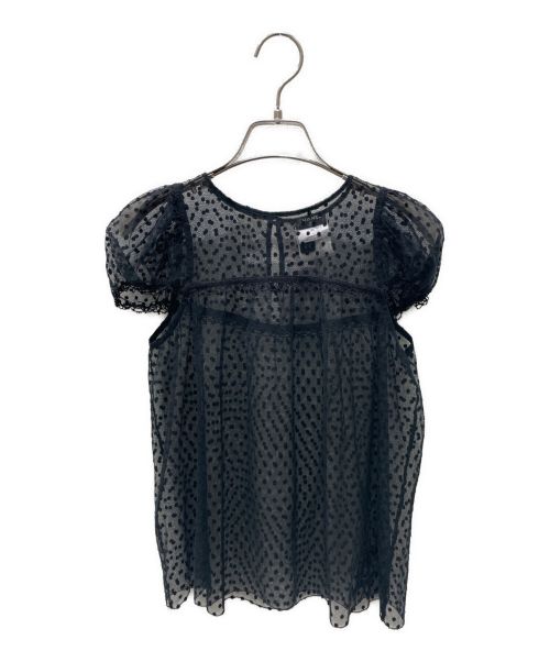 CHANEL（シャネル）CHANEL (シャネル) Dot blouse ブラック サイズ:34の古着・服飾アイテム