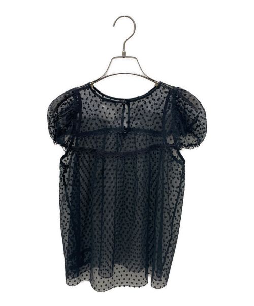 CHANEL（シャネル）CHANEL (シャネル) Dot blouse ブラック サイズ:34の古着・服飾アイテム