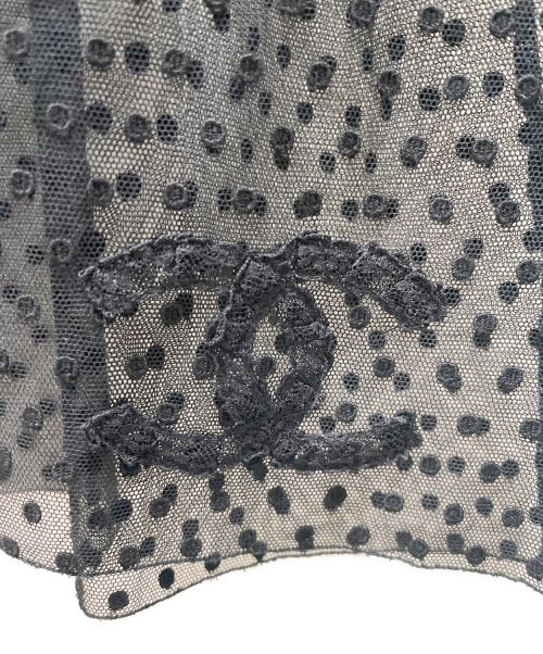 CHANEL（シャネル）CHANEL (シャネル) Dot blouse ブラック サイズ:34の古着・服飾アイテム