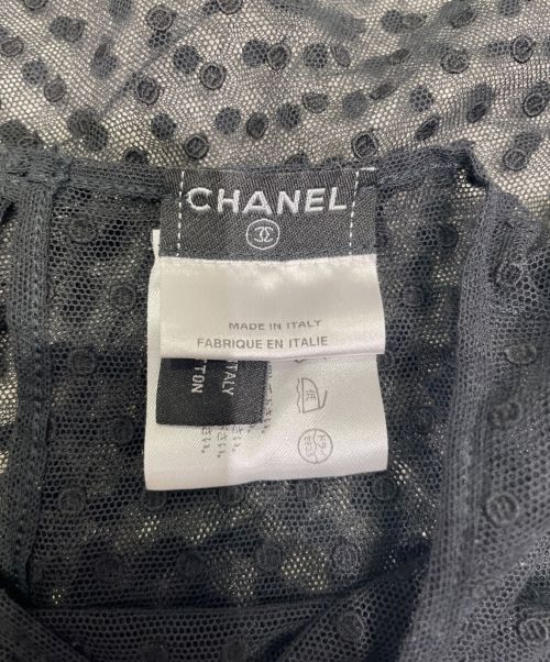 CHANEL（シャネル）CHANEL (シャネル) Dot blouse ブラック サイズ:34の古着・服飾アイテム