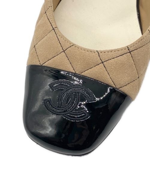 CHANEL（シャネル）CHANEL (シャネル) メリージェーン パンプス ベージュ サイズ:36の古着・服飾アイテム
