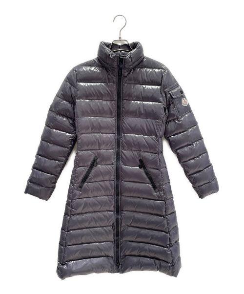 MONCLER（モンクレール）MONCLER (モンクレール) MOKA/ダウンジャケット グレー×パープル サイズ:00の古着・服飾アイテム