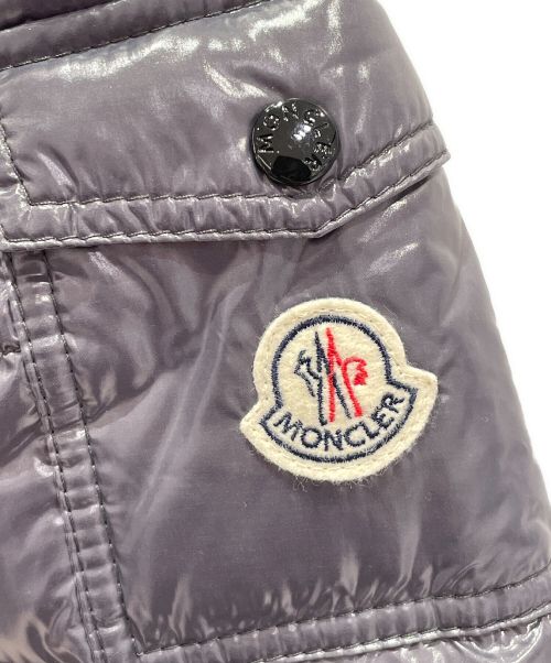 MONCLER（モンクレール）MONCLER (モンクレール) MOKA/ダウンジャケット グレー×パープル サイズ:00の古着・服飾アイテム