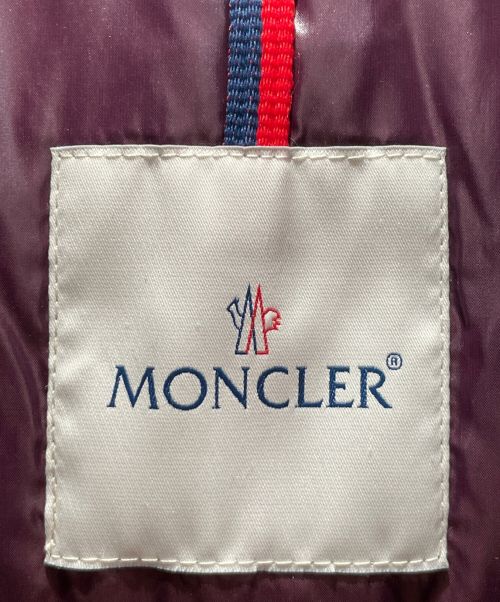 MONCLER（モンクレール）MONCLER (モンクレール) MOKA/ダウンジャケット グレー×パープル サイズ:00の古着・服飾アイテム