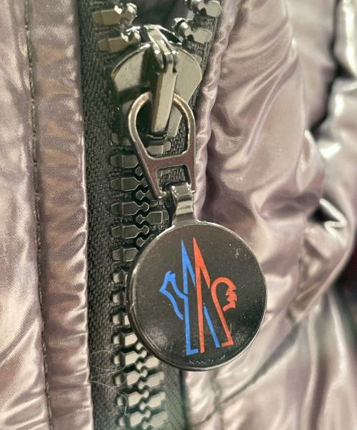 MONCLER（モンクレール）MONCLER (モンクレール) MOKA/ダウンジャケット グレー×パープル サイズ:00の古着・服飾アイテム