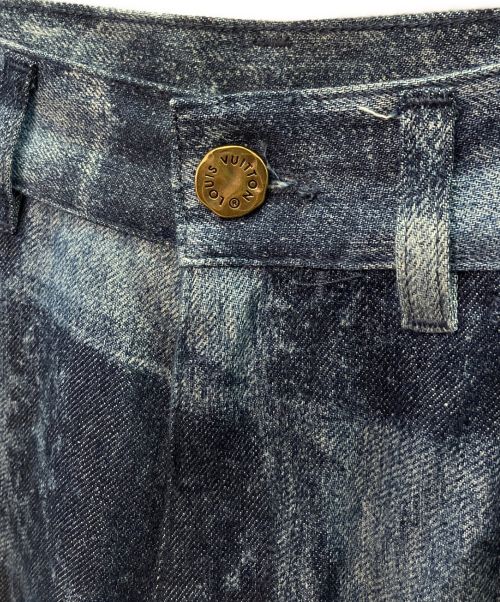 LOUIS VUITTON（ルイ ヴィトン）LOUIS VUITTON (ルイ ヴィトン) ダミエ・ソルトデニムパンツ ネイビー サイズ:31の古着・服飾アイテム
