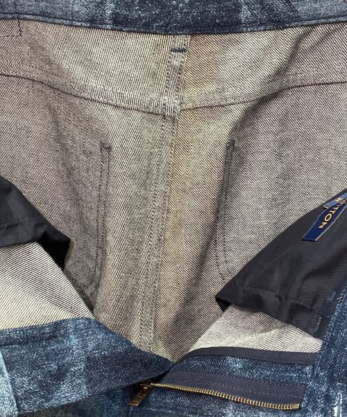 LOUIS VUITTON（ルイ ヴィトン）LOUIS VUITTON (ルイ ヴィトン) ダミエ・ソルトデニムパンツ ネイビー サイズ:31の古着・服飾アイテム