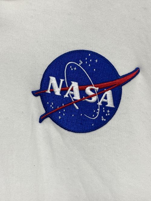 BALENCIAGA（バレンシアガ）BALENCIAGA (バレンシアガ) NASA (ナサ) Space oversized appliquéd printed cotton-jersey hoodie ホワイト サイズ:SIZE Lの古着・服飾アイテム