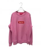 SUPREMEシュプリーム）の古着「BOX LOGO SWEATSHIRT」｜ピンク