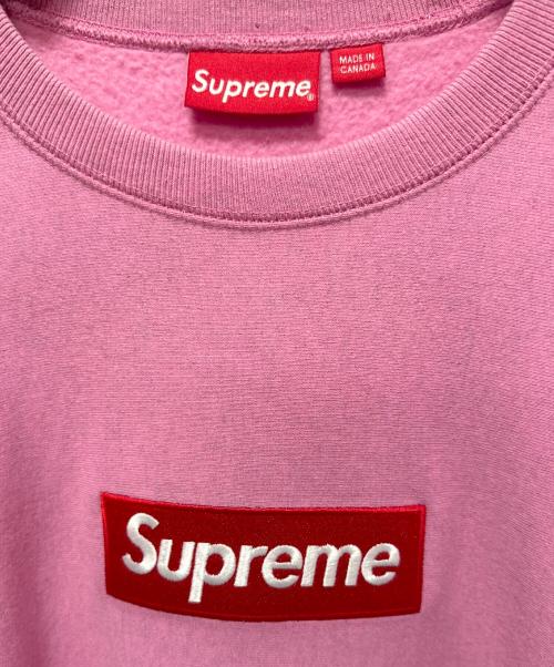 SUPREME（シュプリーム）SUPREME (シュプリーム) BOX LOGO SWEATSHIRT ピンク サイズ:Lの古着・服飾アイテム