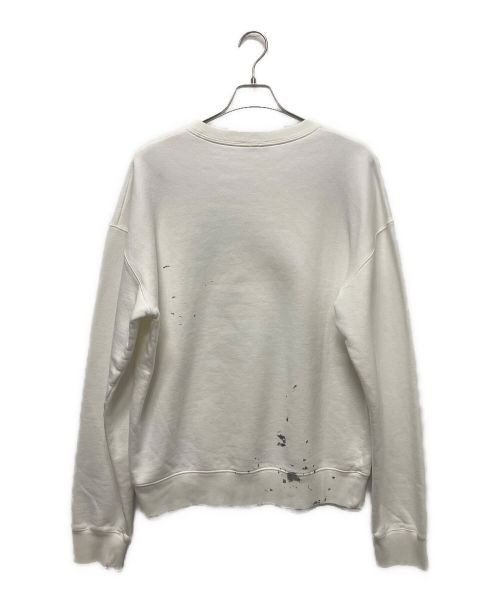 Dior（ディオール）Dior (ディオール) Travis Scott (トラヴィス スコット) Oversized Cactus Jack Dior Sweatshirt ホワイト×ブラウン サイズ:Mの古着・服飾アイテム