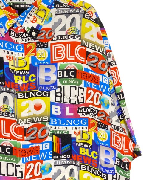 BALENCIAGA（バレンシアガ）BALENCIAGA (バレンシアガ) ボタンダウンシャツ マルチカラー サイズ:39の古着・服飾アイテム