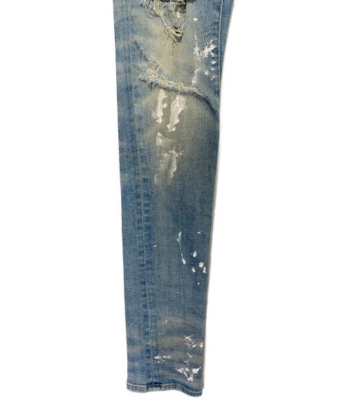 AMIRI（アミリ）AMIRI (アミリ) ダメージ加工デニムパンツ ブルー サイズ:SIZE 29の古着・服飾アイテム