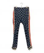 GUCCIグッチ）の古着「GGジャガード ジョギングパンツ」｜ネイビー