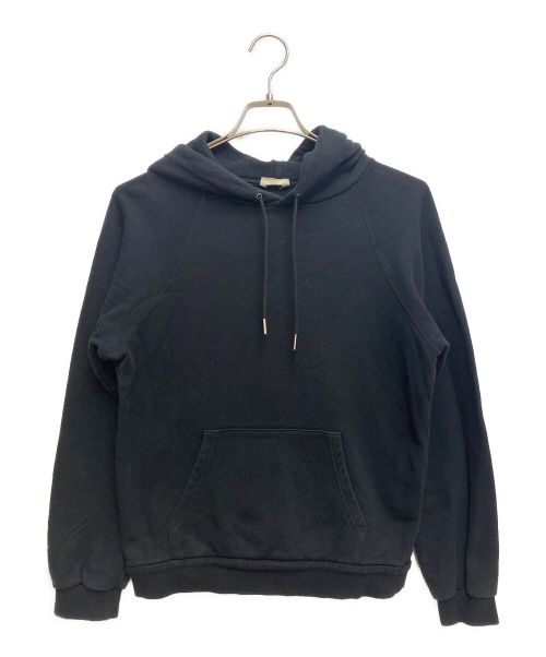 CELINE（セリーヌ）CELINE (セリーヌ) バックプリントパーカー ブラック サイズ:Lの古着・服飾アイテム
