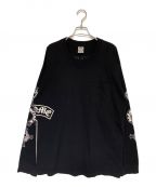 CHROME HEARTSクロムハーツ）の古着「ロングスリーブTシャツ」｜ブラック