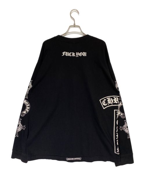 CHROME HEARTS（クロムハーツ）CHROME HEARTS (クロムハーツ) ロングスリーブTシャツ ブラック サイズ:SIZE XLの古着・服飾アイテム