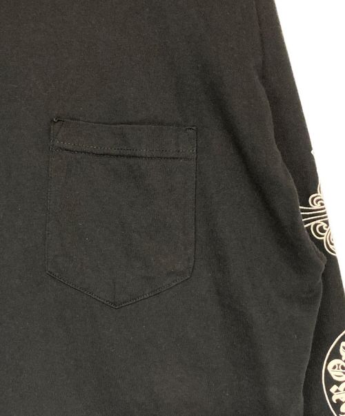 CHROME HEARTS（クロムハーツ）CHROME HEARTS (クロムハーツ) ロングスリーブTシャツ ブラック サイズ:SIZE XLの古着・服飾アイテム