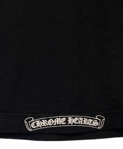CHROME HEARTS（クロムハーツ）CHROME HEARTS (クロムハーツ) ロングスリーブTシャツ ブラック サイズ:SIZE XLの古着・服飾アイテム