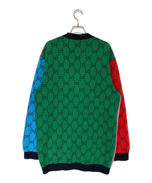 GUCCI（グッチ）GUCCI (グッチ) GG柄カーディガン マルチカラー サイズ:SIZE Sの古着・服飾アイテム