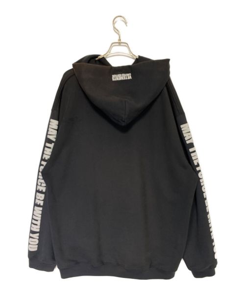 VETEMENTS（ヴェトモン）VETEMENTS (ヴェトモン) STARWARS (スターウォーズ) プリントパーカー ブラック サイズ:Mの古着・服飾アイテム