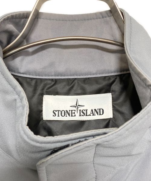 STONE ISLAND（ストーンアイランド）STONE ISLAND (ストーンアイランド) Soft Shell Zip-up Jacket グレー サイズ:Sの古着・服飾アイテム