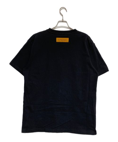 LOUIS VUITTON（ルイ ヴィトン）LOUIS VUITTON (ルイ ヴィトン) LVロゴ刺繍Tシャツ ブラック サイズ:Lの古着・服飾アイテム