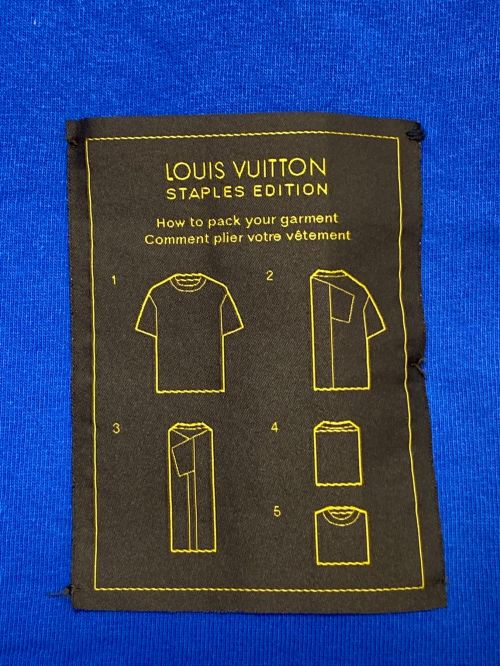 LOUIS VUITTON（ルイ ヴィトン）LOUIS VUITTON (ルイ ヴィトン) インサイドアウトTシャツ ブルー サイズ:Sの古着・服飾アイテム