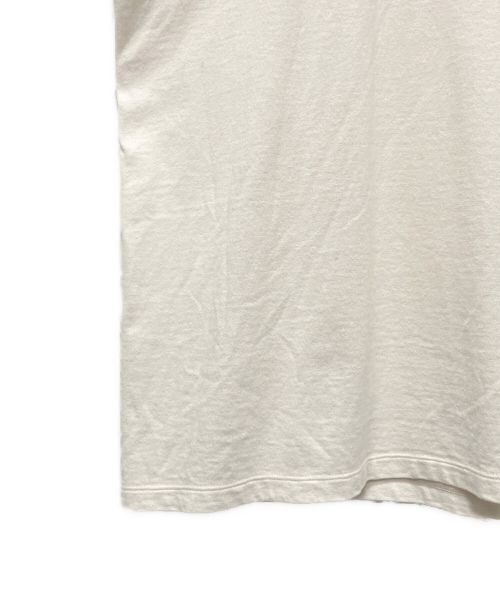 GUCCI（グッチ）GUCCI (グッチ) インターロッキングG ストライプ プリント Tシャツ アイボリー サイズ:Sの古着・服飾アイテム