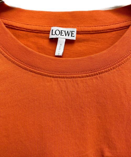 LOEWE（ロエベ）LOEWE (ロエベ) デボスアナグラムTシャツ オレンジ サイズ:Sの古着・服飾アイテム