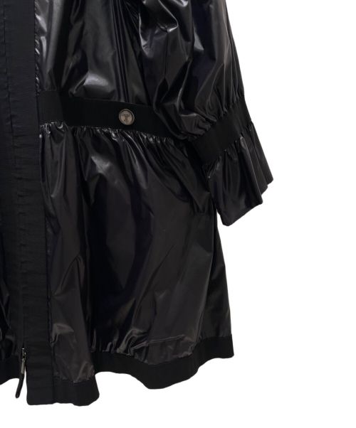 CHANEL（シャネル）CHANEL (シャネル) ナイロンギャザーコート ブラック サイズ:36の古着・服飾アイテム