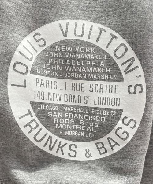 LOUIS VUITTON（ルイ ヴィトン）LOUIS VUITTON (ルイ ヴィトン) スタンプジップアップパーカー グレー サイズ:XSの古着・服飾アイテム