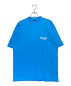 BALENCIAGAバレンシアガ）の古着「プリントロゴTシャツ」｜ブルー