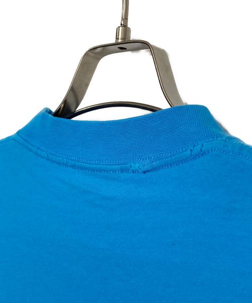 BALENCIAGA（バレンシアガ）BALENCIAGA (バレンシアガ) プリントロゴTシャツ ブルー サイズ:XXSの古着・服飾アイテム