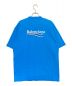 BALENCIAGA (バレンシアガ) プリントロゴTシャツ ブルー サイズ:XXS：40000円