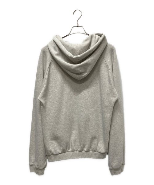 Christian Dior（クリスチャン ディオール）Christian Dior (クリスチャン ディオール) ERL (イーアールエル) ERL LOGO GLITTER EMBROIDERED HOODIE グレー サイズ:Sの古着・服飾アイテム