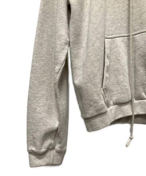 Christian Dior（クリスチャン ディオール）Christian Dior (クリスチャン ディオール) ERL (イーアールエル) ERL LOGO GLITTER EMBROIDERED HOODIE グレー サイズ:Sの古着・服飾アイテム