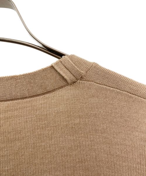 LOEWE（ロエベ）LOEWE (ロエベ) アナグラムポケットカーディガン ベージュ サイズ:Mの古着・服飾アイテム