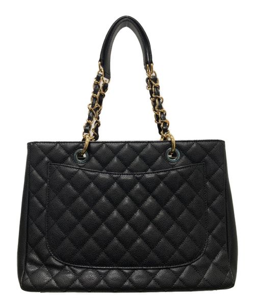 CHANEL（シャネル）CHANEL (シャネル) チェーントートバッグ ブラックの古着・服飾アイテム
