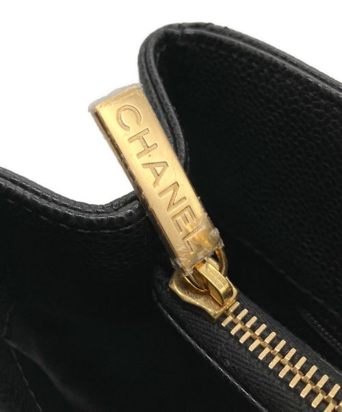 CHANEL（シャネル）CHANEL (シャネル) チェーントートバッグ ブラックの古着・服飾アイテム