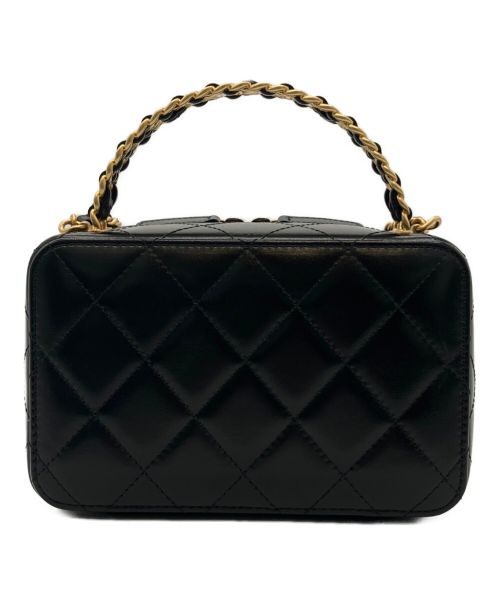 CHANEL（シャネル）CHANEL (シャネル) スモールバニティ/バニティバッグ ブラック サイズ:-の古着・服飾アイテム