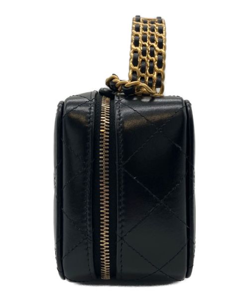CHANEL（シャネル）CHANEL (シャネル) スモールバニティ/バニティバッグ ブラック サイズ:-の古着・服飾アイテム