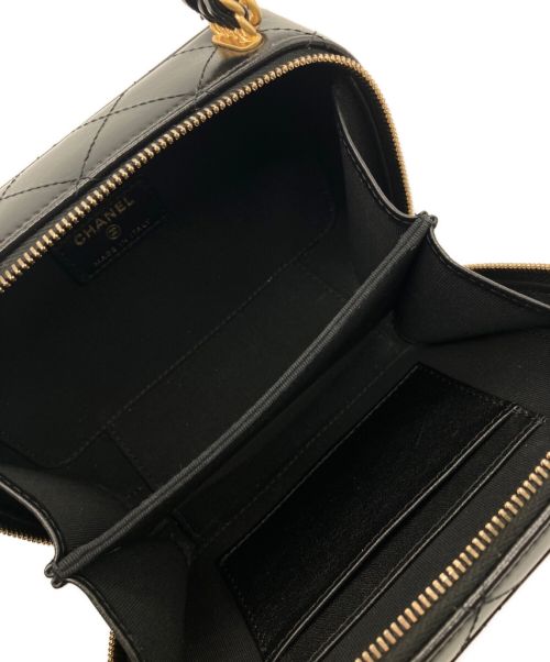 CHANEL（シャネル）CHANEL (シャネル) スモールバニティ/バニティバッグ ブラック サイズ:-の古着・服飾アイテム