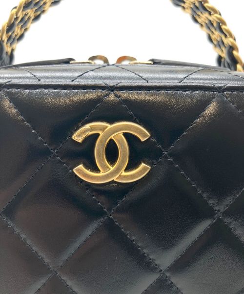 CHANEL（シャネル）CHANEL (シャネル) スモールバニティ/バニティバッグ ブラック サイズ:-の古着・服飾アイテム