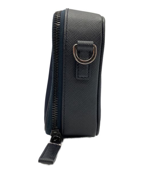 PRADA（プラダ）PRADA (プラダ) テスートブリック ショルダーバッグ ネイビーの古着・服飾アイテム